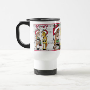Caneca Térmica Cavalos Carineiros - 'Mare'y Christmas