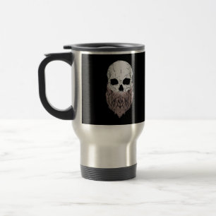 Caneca Térmica Caveira de Halloween para Amantes de Caveiras Barb
