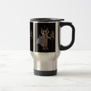 Caneca Térmica Celebração do partido do art deco do vintage WW1