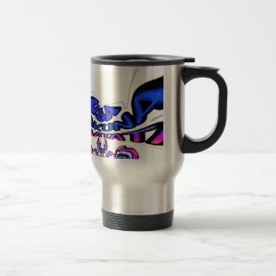 Caneca Térmica Celebração dos EUA: Víbias Dinâmicas de Arte de Te