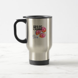 Caneca Térmica CEO de Reach Laugh Tumbler - Motivação Engraçada