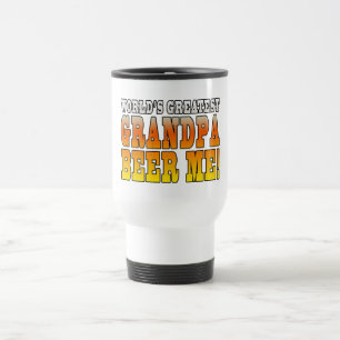 Caneca Térmica Cerveja do vovô dos mundos engraçados dos avôs
