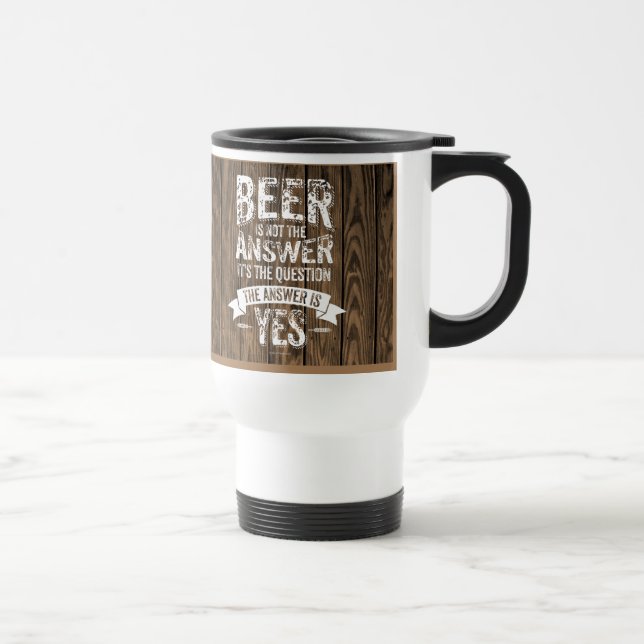 Caneca Térmica Cerveja Não É A Resposta (Direita)