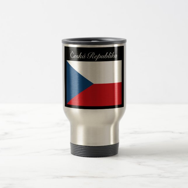 Caneca Térmica Česká republika vlajka (Centro)
