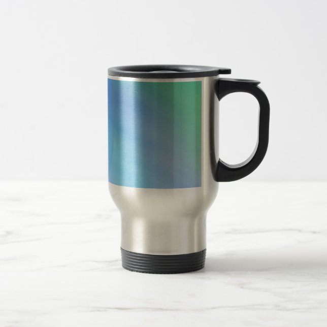 Caneca Térmica Céu Colorido Arco-Íris Suave (Direita)