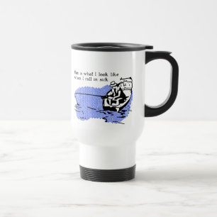 Caneca Térmica Chamada De Doente Engraçada Pesca De Maçã Humor Vi