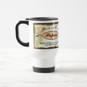 Caneca Térmica Chame-me mamão que eu sou demasiado legal para o