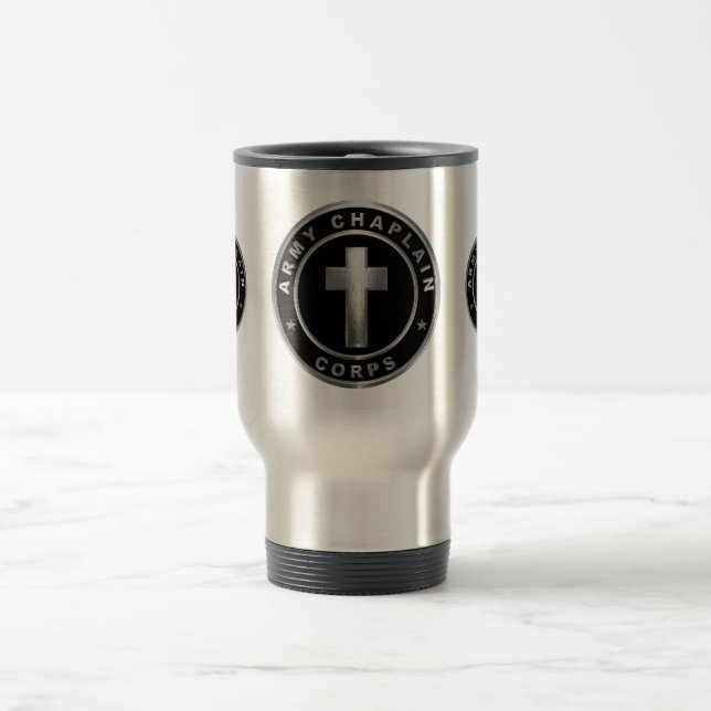 Caneca Térmica Chaplain Corps Army Veteran (Centro)