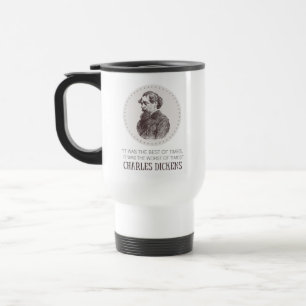 Caneca Térmica Charles Dickens Portrait e Cote