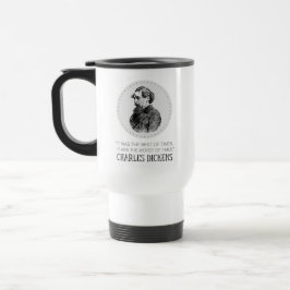 Caneca Térmica Charles Dickens Portrait e Cote