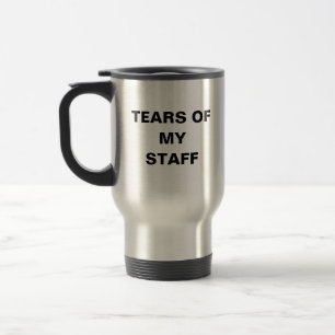 Caneca Térmica Chefe Engraçado Lágrimas Da Minha Equipe