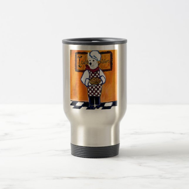 CANECA TÉRMICA CHEFE PASTOR ALEMÃO BRANCO (Centro)