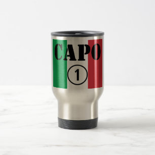 Caneca Térmica Chefes italianos: ONU de Numero do Capo