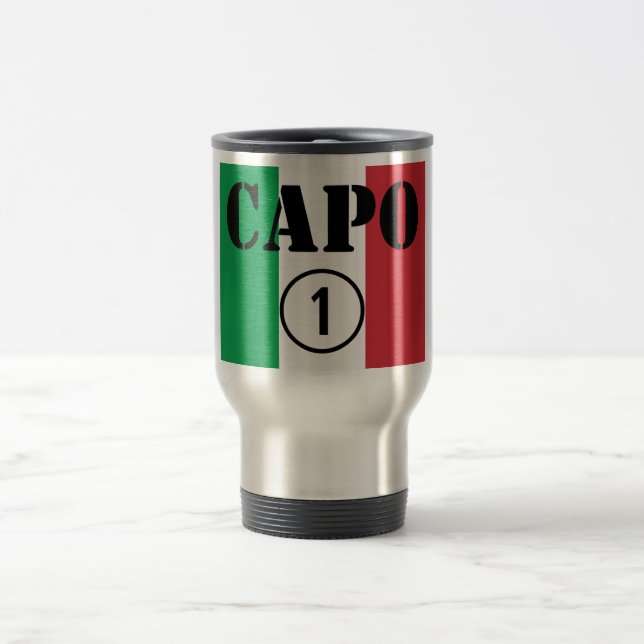 Caneca Térmica Chefes italianos: ONU de Numero do Capo (Centro)