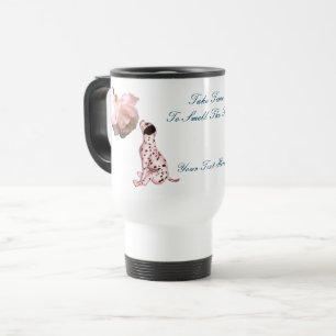 Caneca Térmica Cheire Os Rosas Inspiracionais Personalizados