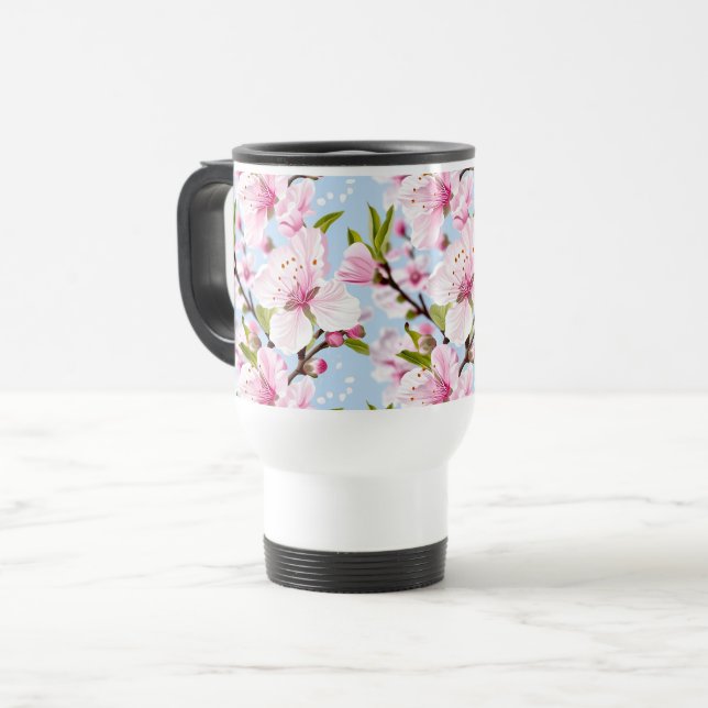 Caneca Térmica    Cherry Blossom (Frente Esquerda)