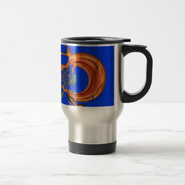 Caneca Térmica Chic Round Hakuna Matata Marinho Blue coleção (Direita)
