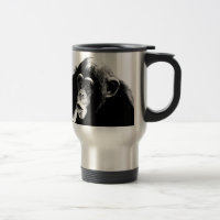 Chimpanzé Branco Preto