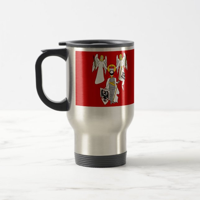 Caneca Térmica Chocen CZ, bandeira da república checa (Esquerda)