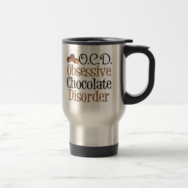 Caneca Térmica Chocolate Engraçado (Direita)