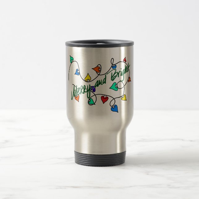 Caneca Térmica Christmas lights mug (Centro)