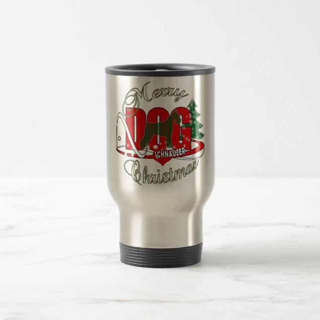 CANECA TÉRMICA CHRISTMAS SCHNAUZER (Centro)
