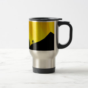 Caneca Térmica ciclagem: rayz da montanha: