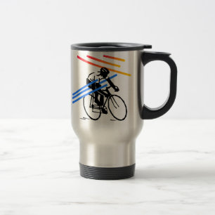 Caneca Térmica Ciclismo colorido da bicicleta