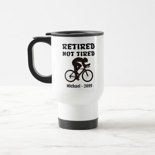 Caneca Térmica Ciclista Encantado Não Cansado (Esquerda)