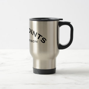 Caneca Térmica Cinco do logotipo pontos do logotipo da prisão