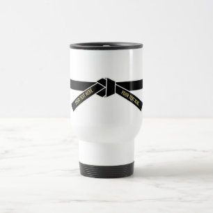 Caneca Térmica Cinta Preta Personalizável (Kuro-obi)