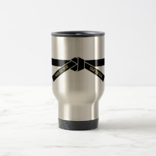 Caneca Térmica Cinta Preta Personalizável (Kuro-obi)