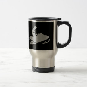 Caneca Térmica Cinza de Prata