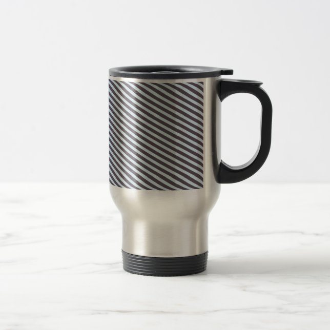 Caneca Térmica Cinzas Azuis Striped (Direita)