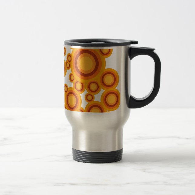 Caneca Térmica círculo laranja pastéis (Direita)
