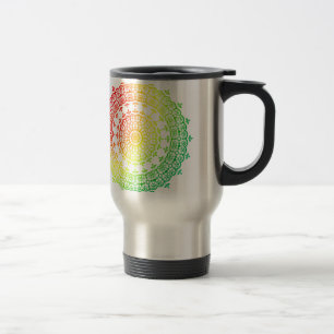 Caneca Térmica Círculos do arco-íris