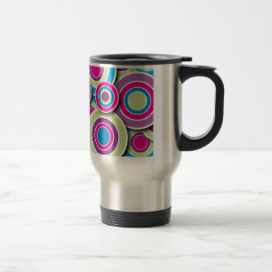Caneca Térmica Círculos retros