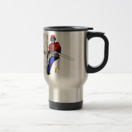 Caneca Térmica Cirurgião Árvore Arborista no trabalho presente Ch