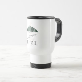 Caneca Térmica Citação de Distância dos Passos da Montanha