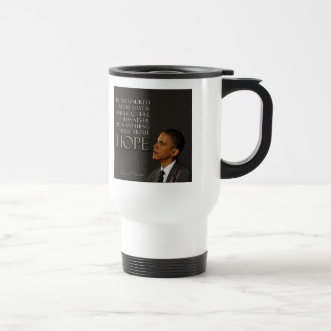 Caneca Térmica Citação de Obama (Direita)