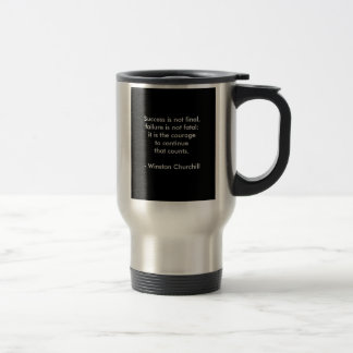 Caneca Térmica Citação de Winston Churchill; Sucesso