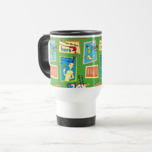 Caneca Térmica Citações da História de Ovos Verdes e Presunto do 