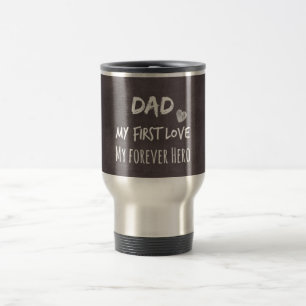 Caneca Térmica Citações do pai e da filha: Primeiro amor, para