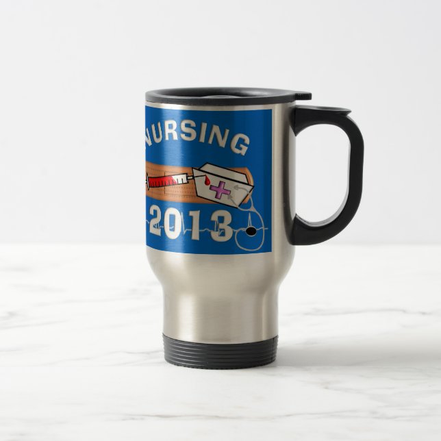 Caneca Térmica Classe do estudante dos cuidados de 2013 (Direita)
