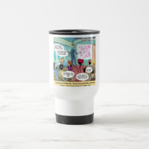 Caneca Térmica Classe LifeCoach de Companhia Aérea Engraçado