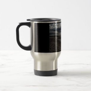 Caneca Térmica Cloudy beach at the North Sea