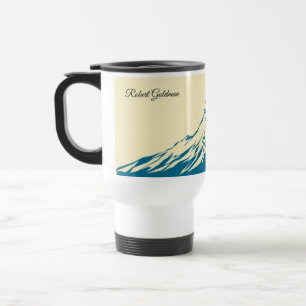 Caneca Térmica Clube de Esqui de Inverno Vintage Personalizado Lo