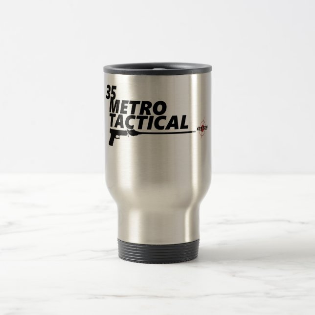 Caneca Térmica Clube tático da arma de 35 metros (Centro)