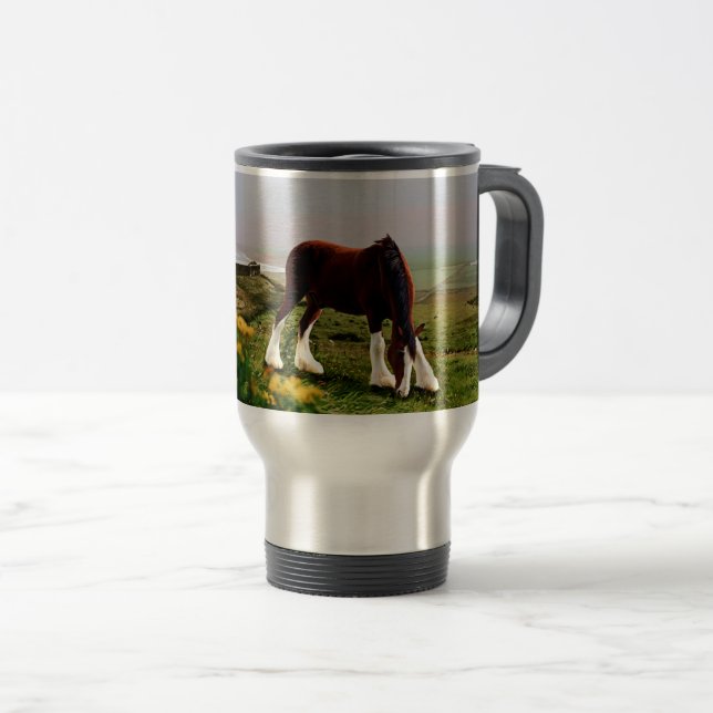 Caneca Térmica Clydesdale Castle (Frente Esquerda)