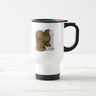 Caneca Térmica Cochim:  Hen Dourado